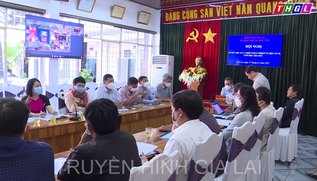 Sở Giáo dục và Đào tạo sơ kết học kỳ I,  triển khai nhiệm vụ học kỳ II năm học 2021-2022