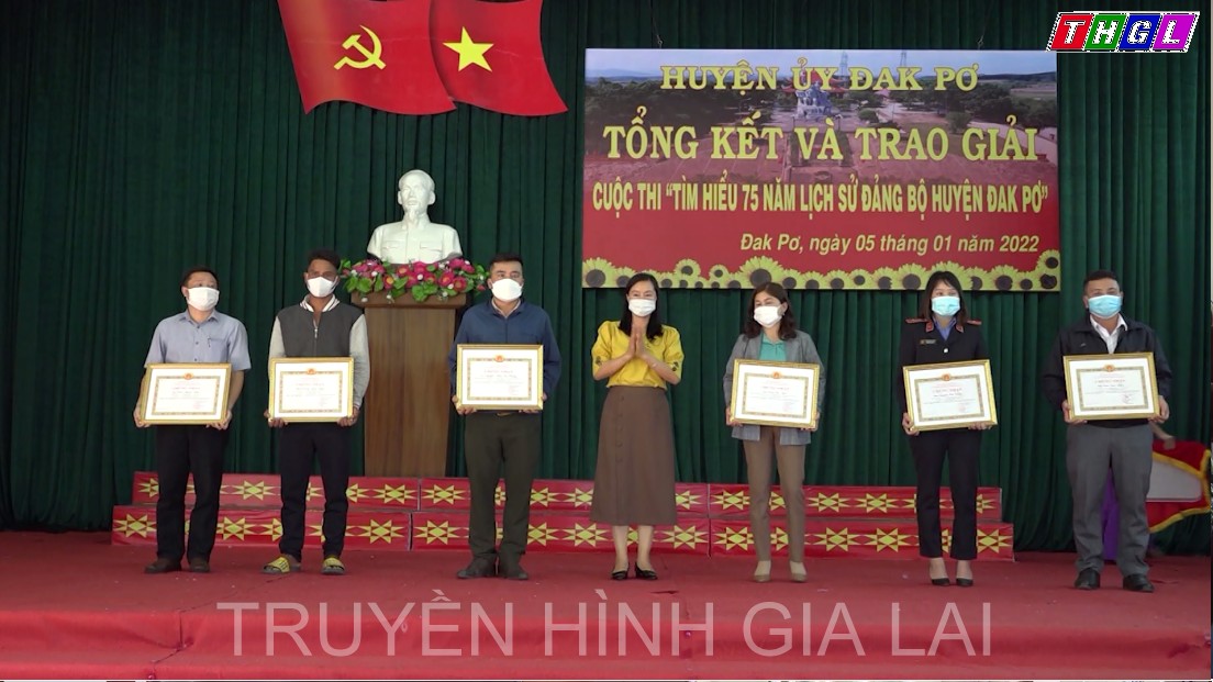 Tổng kết cuộc thi “Tìm hiểu 75 lịch sử Đảng bộ huyện Đak Pơ”