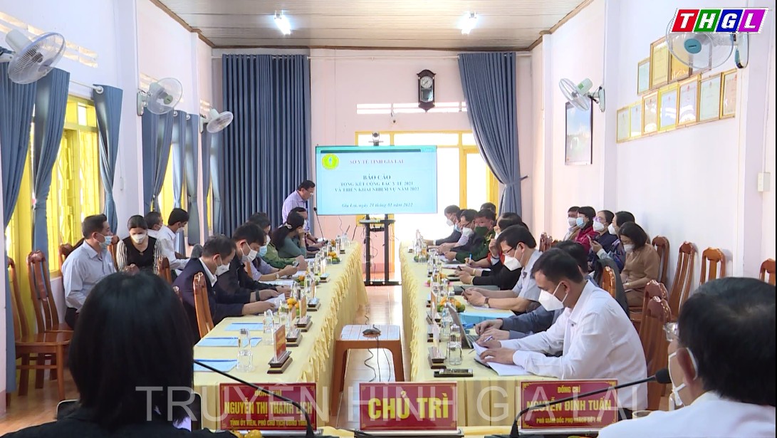 Đồng chí Phó Chủ tịch UBND tỉnh Nguyễn Thị Thanh Lịch dự và chỉ đạo hội nghị trực tuyến tổng kết công tác y tế năm 2021 và triển khai nhiệm vụ năm 2022