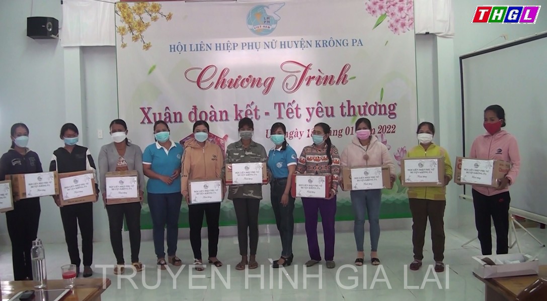 Hội Liên hiệp Phụ nữ huyện Krông Pa tổ chức Chương trình “Xuân đoàn kết-Tết yêu thương”