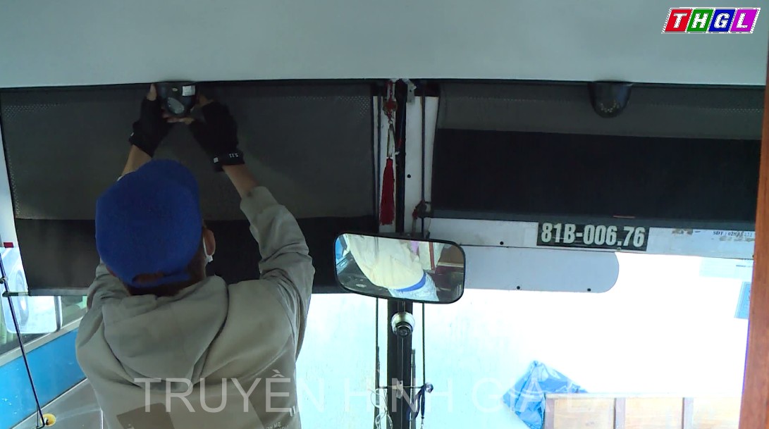 Các doanh nghiệp vận tải trên địa bàn tỉnh Gia Lai lắp đặt camera trên xe ô tô vận tải