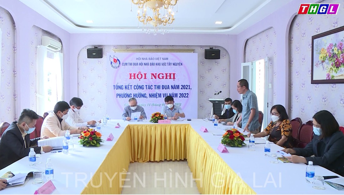 Cụm thi đua Hội Nhà báo khu vực Tây Nguyên tổng kết công tác thi đua năm 2021, triển khai phương hướng, nhiệm vụ năm 2022