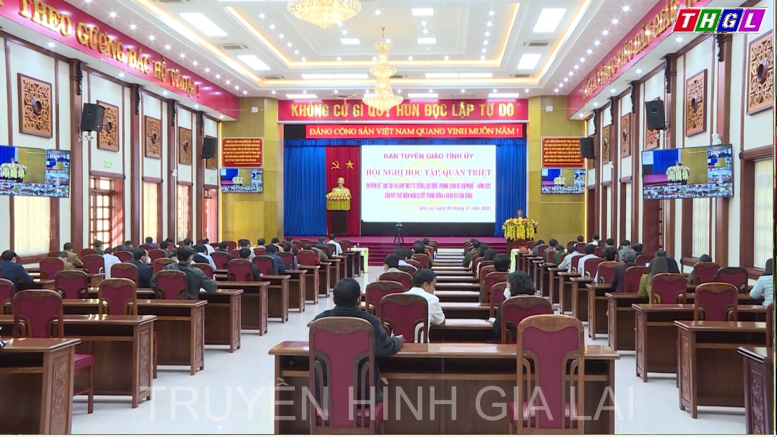 Hội nghị học tập, quán triệt chuyên đề “Học tập và làm theo tư tưởng, đạo đức, phong cách Hồ Chí Minh” năm 2022 gắn với thực hiện Nghị quyết Trung ương 4 (khoá XIII) của Đảng