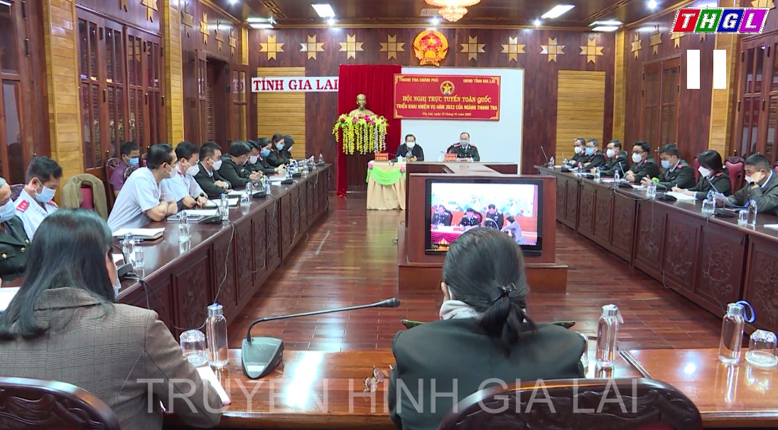 Hội nghị trực tuyến toàn quốc ngành Thanh tra tổng kết công tác năm 2021, triển khai nhiệm vụ công tác năm 2022