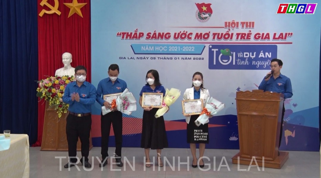 Trao giải Hội thi Thắp sáng ước mơ tuổi trẻ Gia Lai với chủ đề “Tôi và dự án tình nguyện”