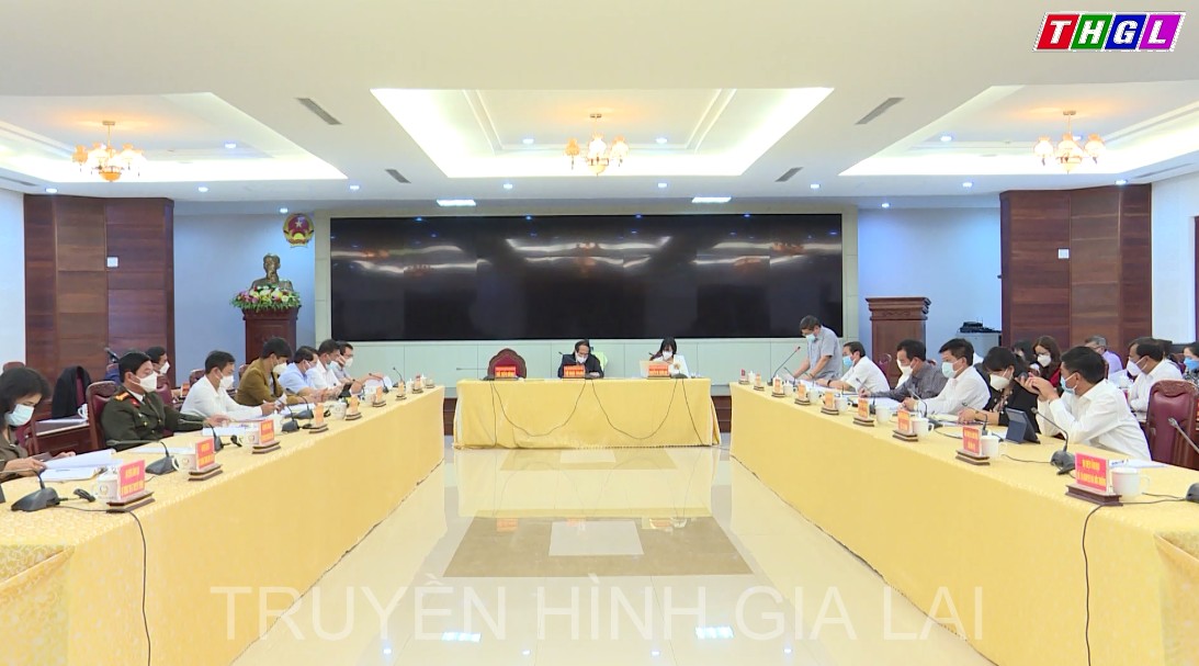 UBND tỉnh tổ chức cuộc họp nghe báo cáo việc triển khai công tác tổ chức các sự kiện, hoạt động chào mừng Lễ kỷ niệm 90 năm Ngày thành lập tỉnh Gia Lai (24/5/1932 – 24/5/2022)