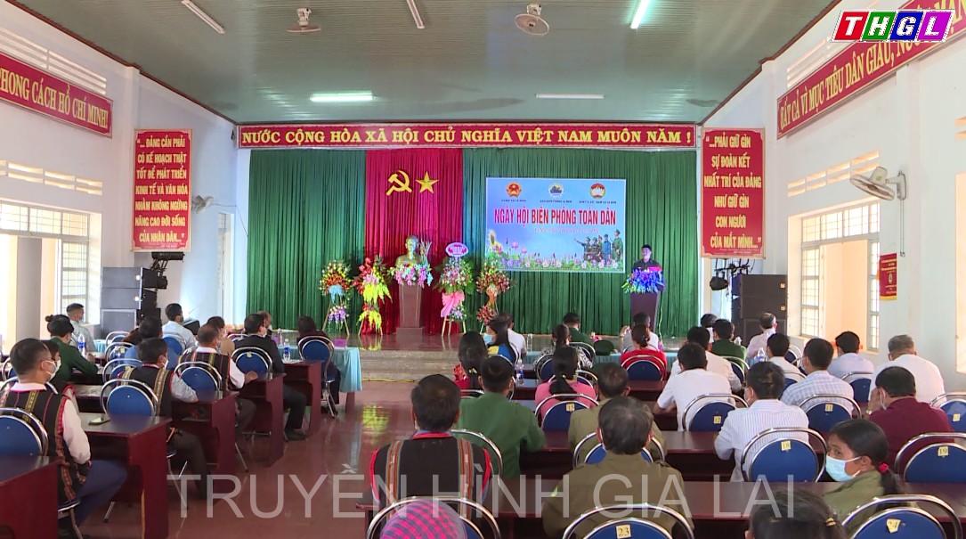 Tổ chức điểm Ngày Hội Biên phòng toàn dân tại xã Ia Nan