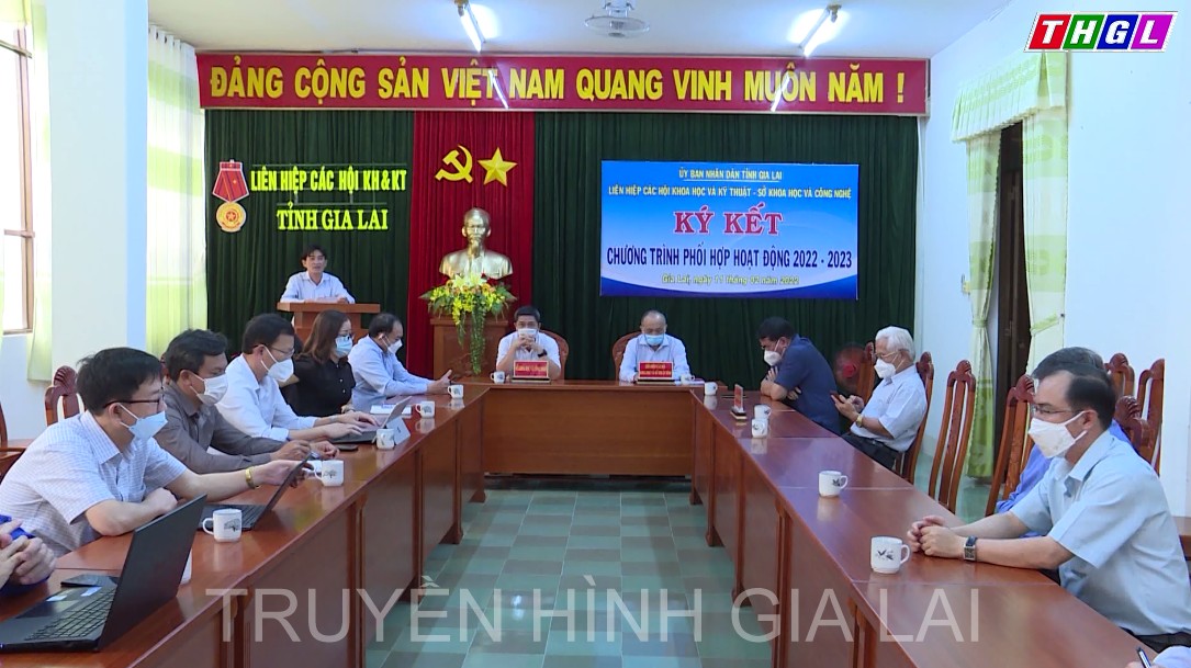Liên hiệp các Hội Khoa học và Kỹ thuật cùng Sở Khoa học và Công nghệ tổ chức ký kết Chương trình phối hợp hoạt động năm 2022 và 2023