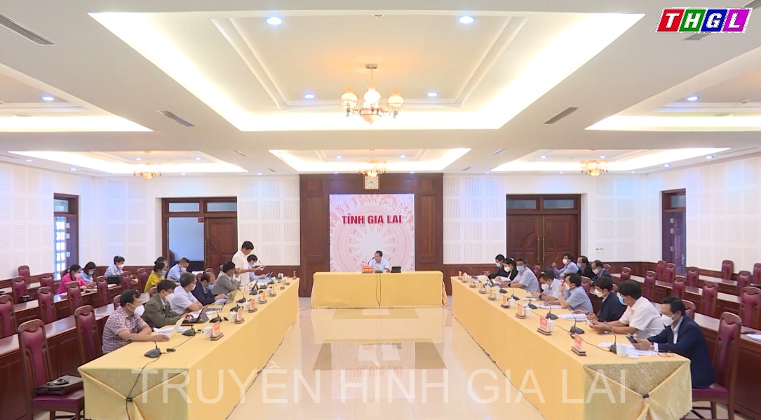 UBND tỉnh tổ chức cuộc họp nghe báo cáo đánh giá kết quả giải ngân kế hoạch vốn năm 2021 và tình hình triển khai kế hoạch đầu tư công năm 2022