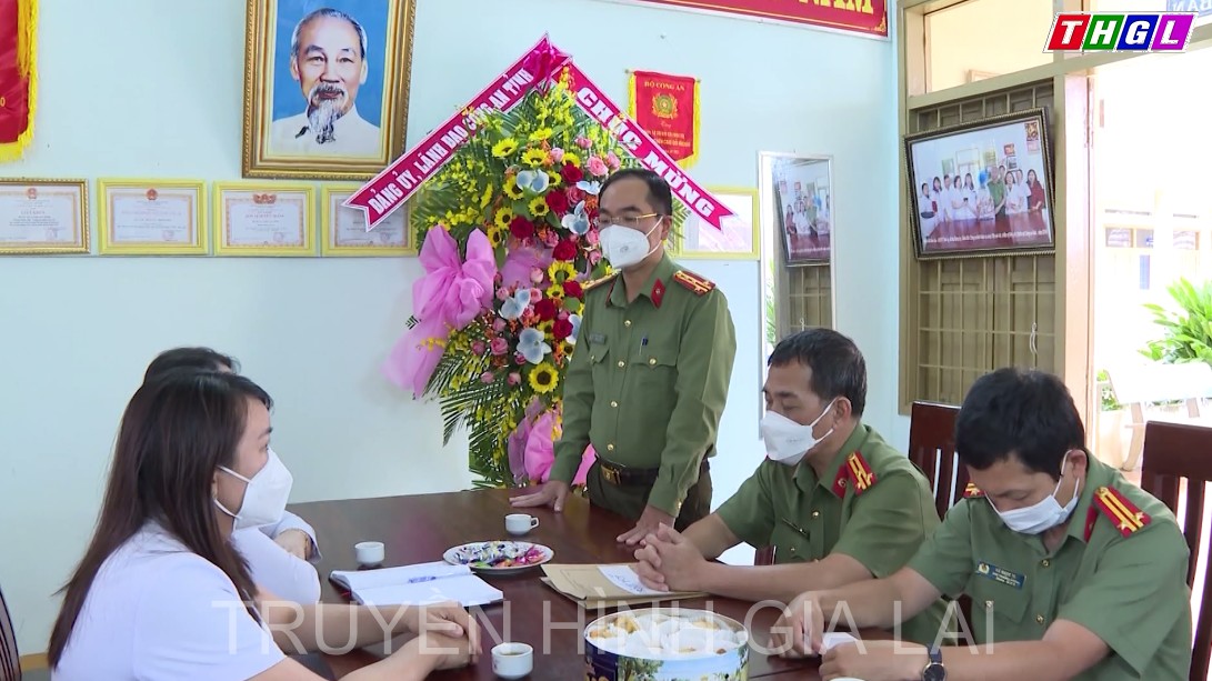 Đảng ủy, lãnh đạo Công an tỉnh thăm, chúc mừng Bệnh xá Công an tỉnh nhân Ngày thầy thuốc Việt Nam