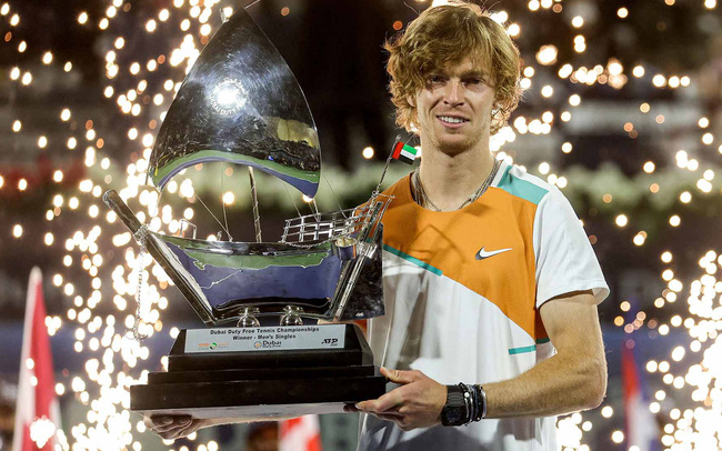 Andrey Rublev vô địch giải quần vợt Dubai Championships 2022