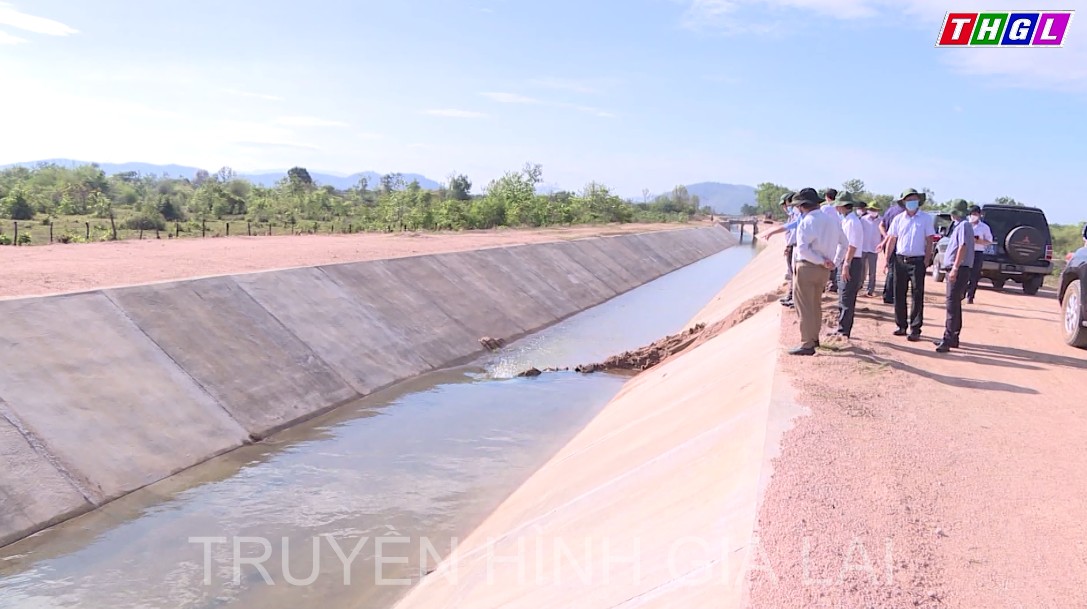 Bí thư Tỉnh ủy Hồ Văn Niên khảo sát Công trình thủy lợi Ia Mơr và làm việc với hệ thống chính trị xã Ia Mơr, huyện Chư Prông