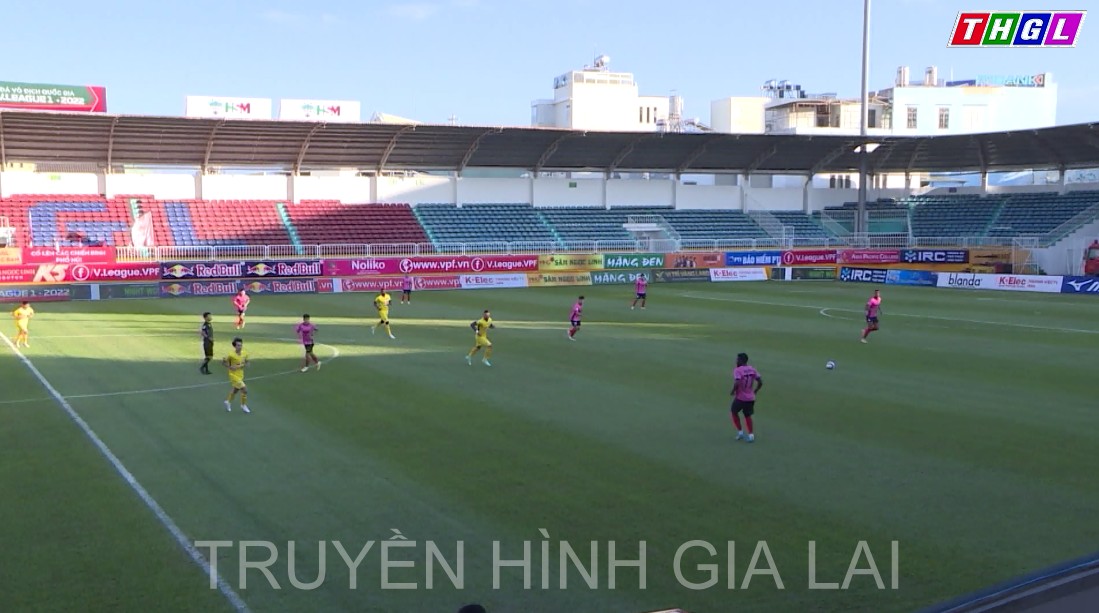 Câu lạc bộ Hoàng Anh Gia Lai chia điểm ngay trên sân nhà Pleiku