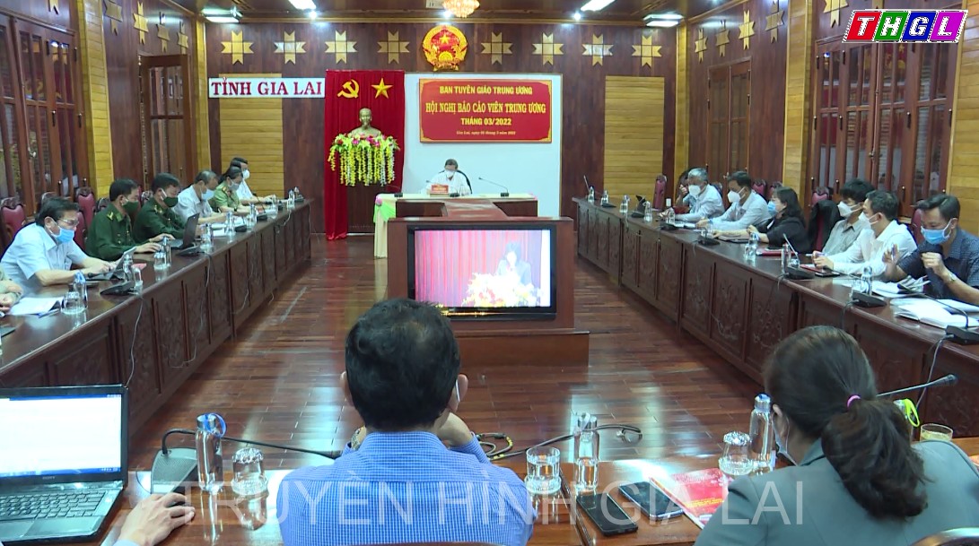 Hội nghị Báo cáo viên Trung ương tháng 3 năm 2022