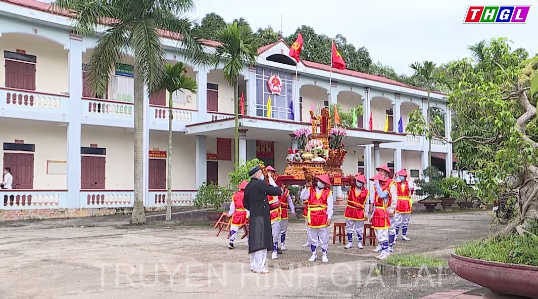 Chuẩn bị cho Lễ rước kiệu dịp Giỗ Tổ Hùng Vương năm 2022