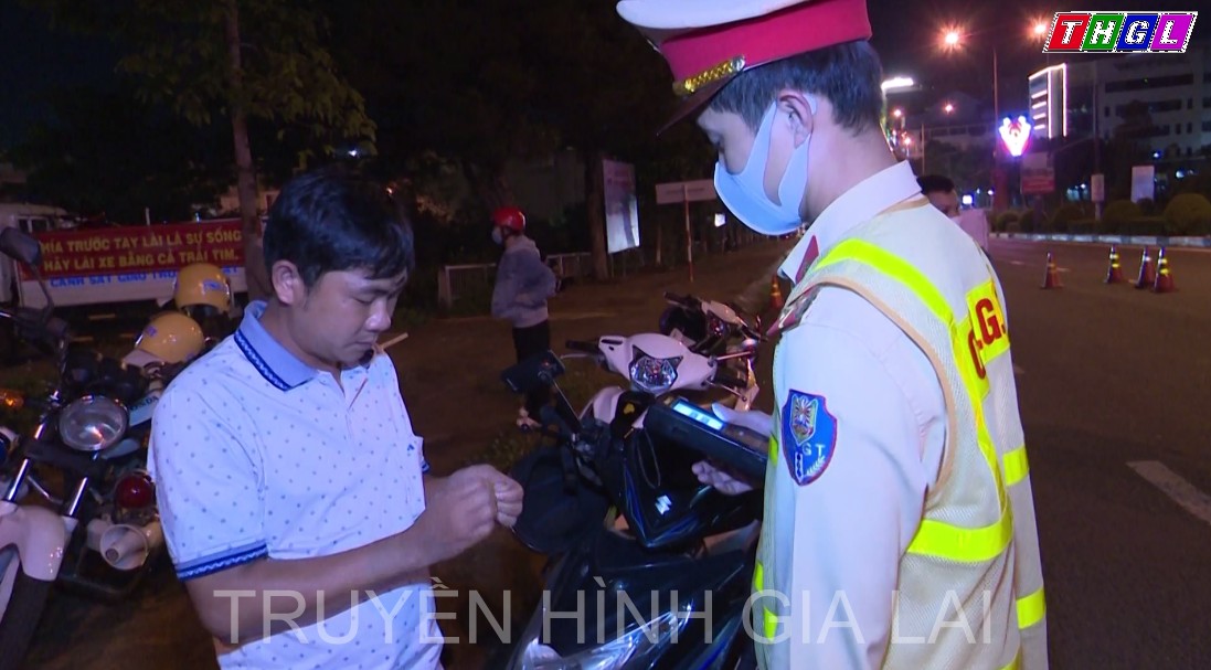 Công an TP. Pleiku xử lý nghiêm người tham gia giao thông vi phạm nồng độ cồn