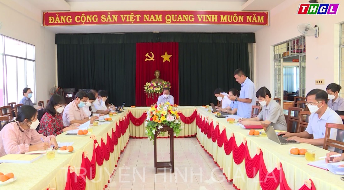 Đoàn đại biểu Quốc hội tỉnh Gia Lai giám sát việc thực hiện chính sách, pháp luật về thực hành tiết kiệm, chống lãng phí trong giai đoạn 2016 – 2021  tại Sở KH&ĐT