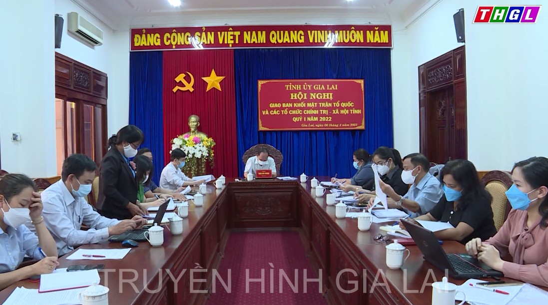 Hội nghị giao ban Khối Mặt trận Tổ quốc và các tổ chức chính trị-xã hội tỉnh Quý I năm 2022
