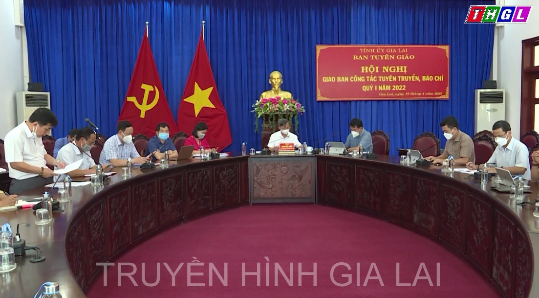 Giao ban công tác tuyên truyền, báo chí Quý 1 năm 2022