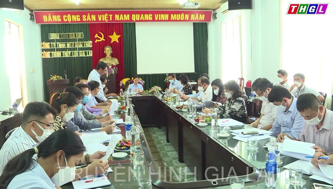 Đoàn đại biểu Quốc hội tỉnh Gia Lai giám sát việc thực hiện chính sách, pháp luật về thực hành tiết kiệm, chống lãng phí tại Công ty TNHH MTV Khai thác công trình thuỷ lợi Gia Lai