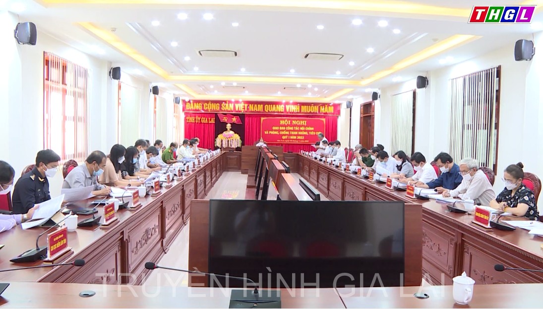 Giao ban công tác nội chính và phòng, chống tham nhũng, tiêu cực quý I năm 2022