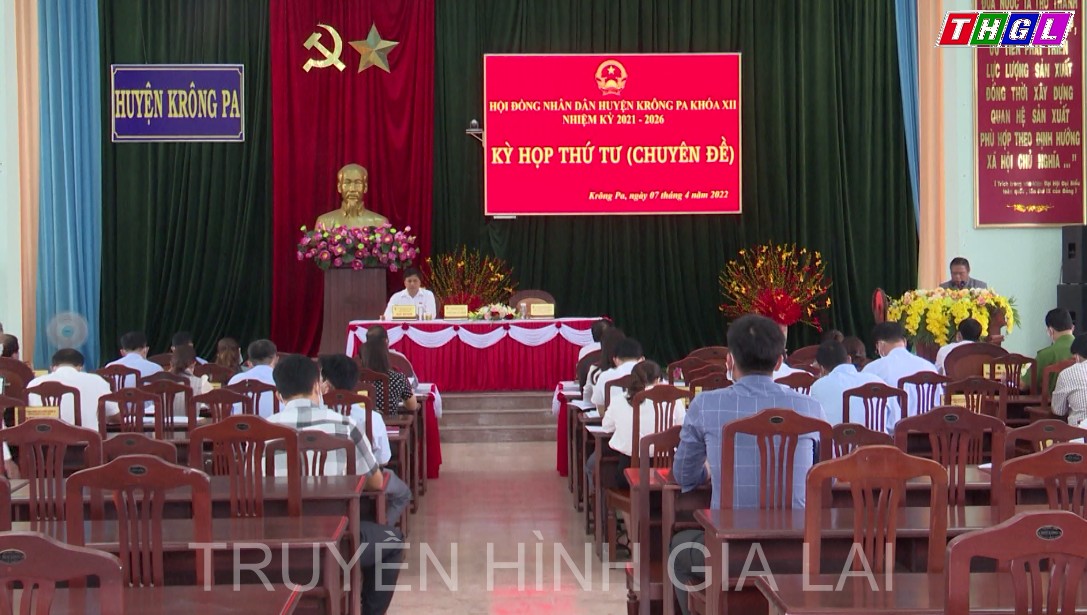 HĐND huyện Krông Pa tổ chức Kỳ họp thứ Tư (Kỳ họp chuyên đề) khóa XII, nhiệm kỳ 2021-2026