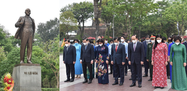 Lãnh đạo Hà Nội dâng hoa kỷ niệm 152 năm ngày sinh V.I.Lenin