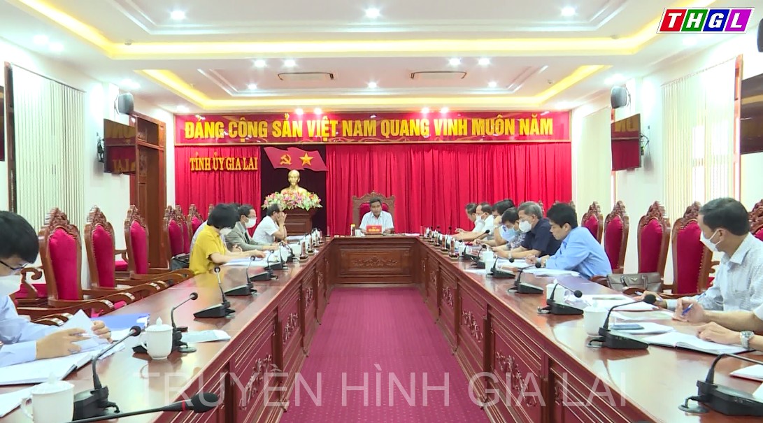 Ban Thường vụ Tỉnh ủy Gia Lai tổ chức Hội nghị chuyên đề cho ý kiến một số nội dung tổ chức Tuần lễ các sự kiện chào mừng 90 năm Ngày thành lập tỉnh