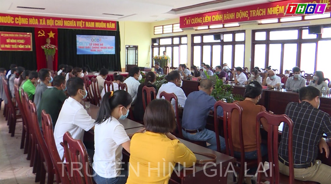 Sở Nông nghiệp & PTNT tổ chức lễ công bố trao giấy chứng nhận sản phẩm OCOP năm 2021