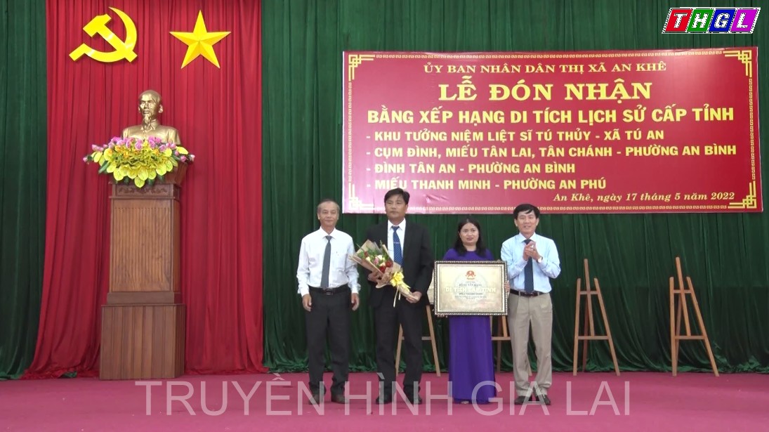 An Khê: đón nhận Bằng xếp hạng Di tích lịch sử cấp tỉnh đối với 4 di tích