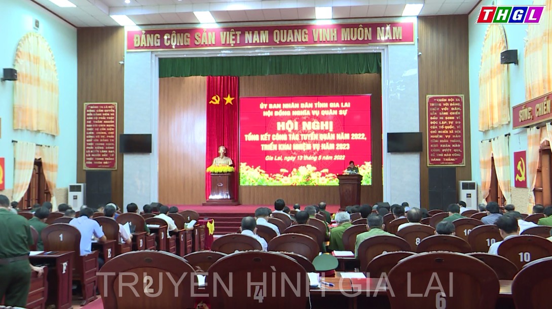 Hội nghị tổng kết công tác tuyển quân năm 2022 triển khai nhiệm vụ năm 2023