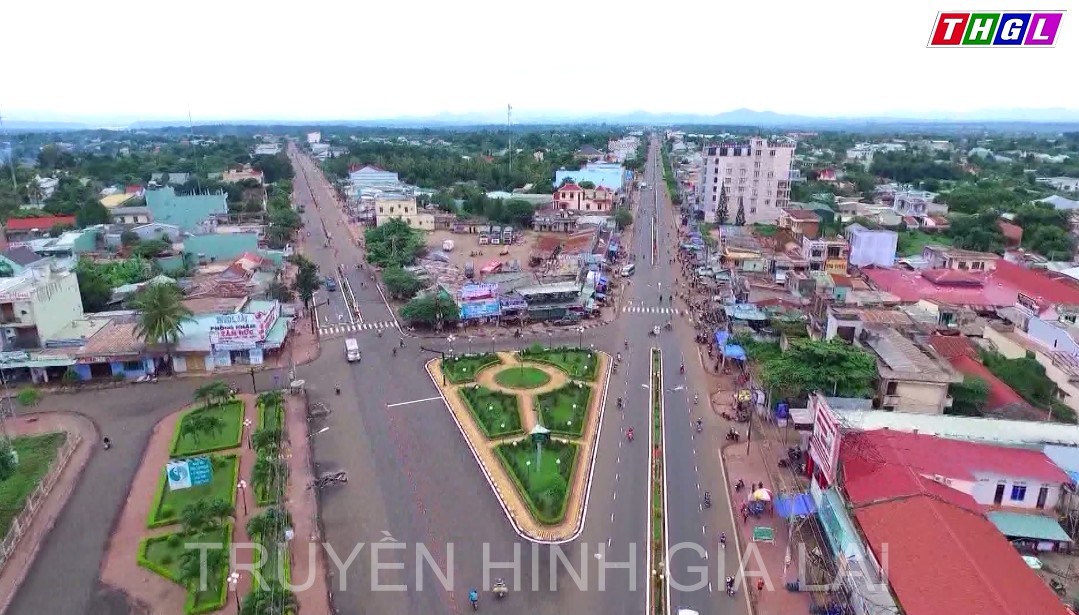 Huyện Chư Sê tập trung đầu tư hạ tầng đô thị đồng bộ theo nghị quyết của Đảng các cấp