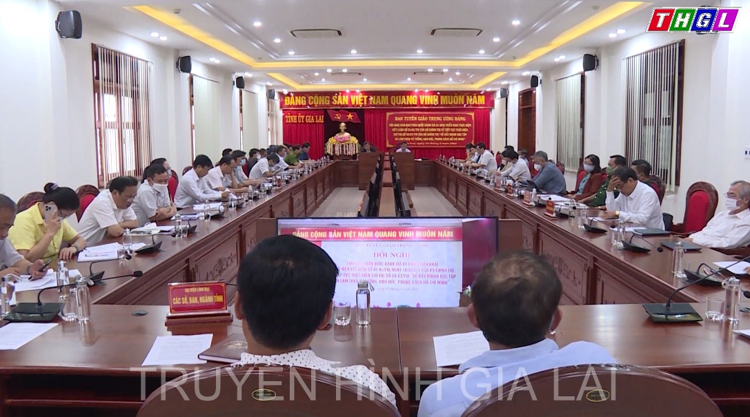 Hội nghị giao ban toàn quốc đánh giá 1 năm triển khai thực hiện Kết luận số 01 của Bộ CT về tiếp tục thực hiện Chỉ thị số 05 của Bộ CT “Về đẩy mạnh hoạc tập và làm theo tư tưởng, đạo đức, phong cách HCM”