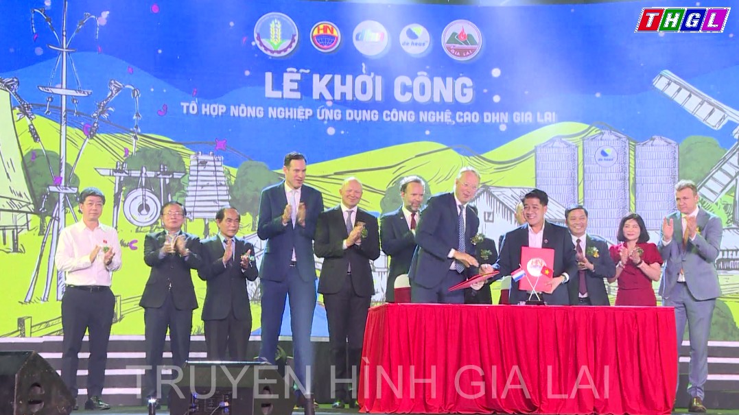 Khởi công Tổ hợp Nông nghiệp ứng dụng công nghệ cao DHN tại Gia Lai