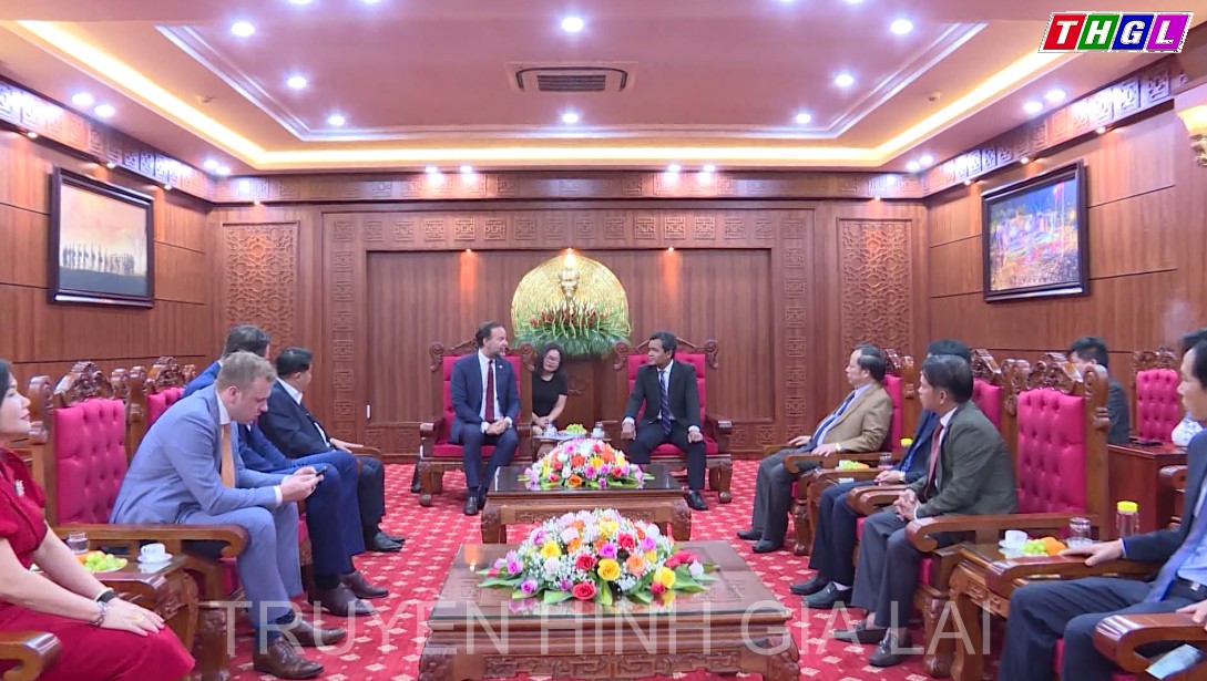 Lãnh đạo tỉnh Gia Lai tiếp Đoàn Tổng Lãnh sự Vương quốc Hà Lan tại TP. Hồ Chí Minh đến thăm và làm việc tại tỉnh
