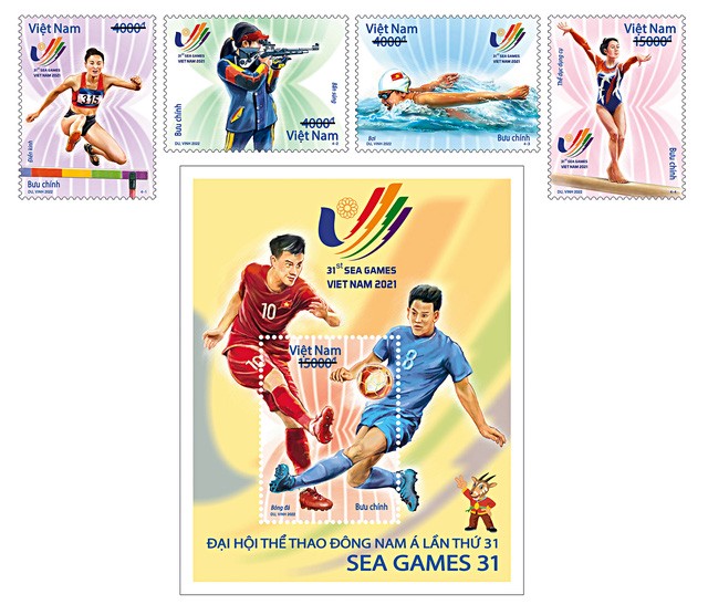 Giới thiệu bộ tem SEA Games 31