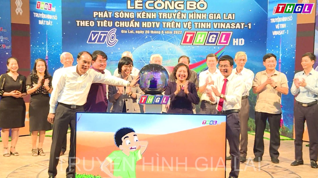 Đài PT-TH Gia Lai chính thức phát sóng kênh truyền hình Gia Lai theo tiêu chuẩn HD trên vệ tinh Vinasat-1