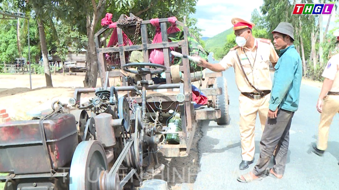 Ayun Pa hạn chế tối đa các vụ tai nạn liên quan đến xe công nông