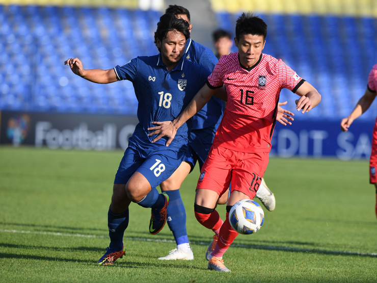 U23 Thái Lan – U23 Hàn Quốc: Vỡ òa phút 35, vé tứ kết về tay (U23 châu Á)