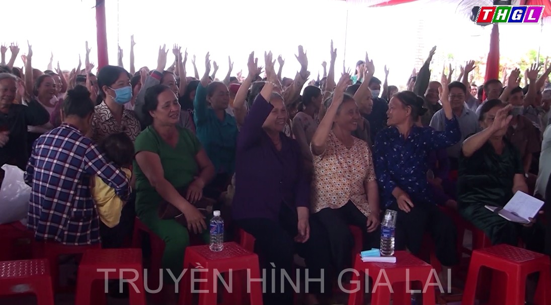 Phú Thiện: Hội nghị cử tri bầu Tổ trưởng tổ dân điểm tại phố 8, thị trấn Phú Thiện