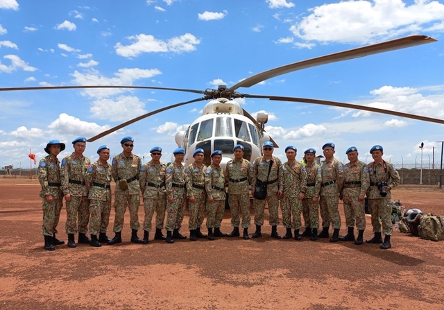 184 “Sứ giả hòa bình” Việt Nam đã hội quân đầy đủ, sẵn sàng nhận nhiệm vụ tại UNSIFA