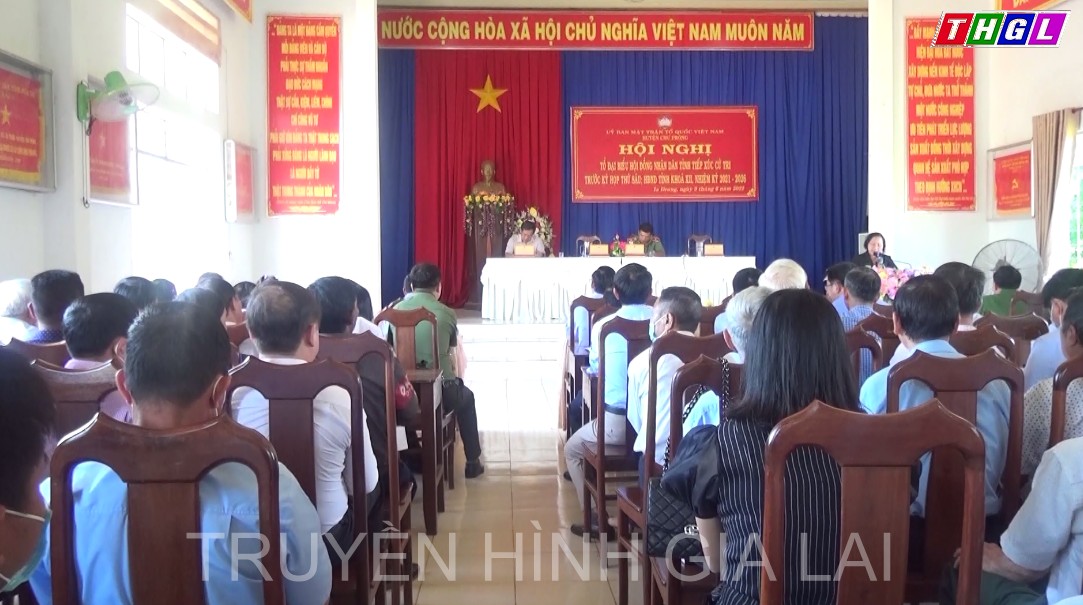 Tổ Đại biểu HĐND tỉnh Gia Lai tiếp xúc cử tri huyện Chư Prông