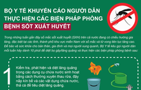 Phòng dịch sốt xuất huyết đơn giản chỉ với 10 phút mỗi tuần