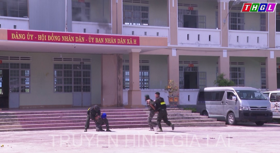 Huyện Đak Pơ bế mạc diễn tập khu vực phòng thủ năm 2022