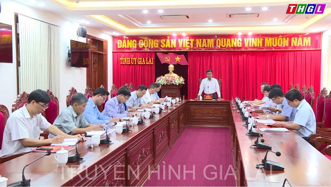 Thường trực Tỉnh ủy làm việc với Ủy ban Kiểm tra Tỉnh ủy