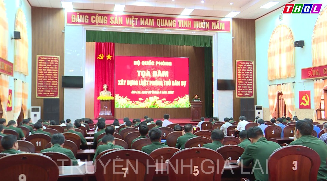 Tọa đàm xây dựng Luật Phòng thủ dân sự