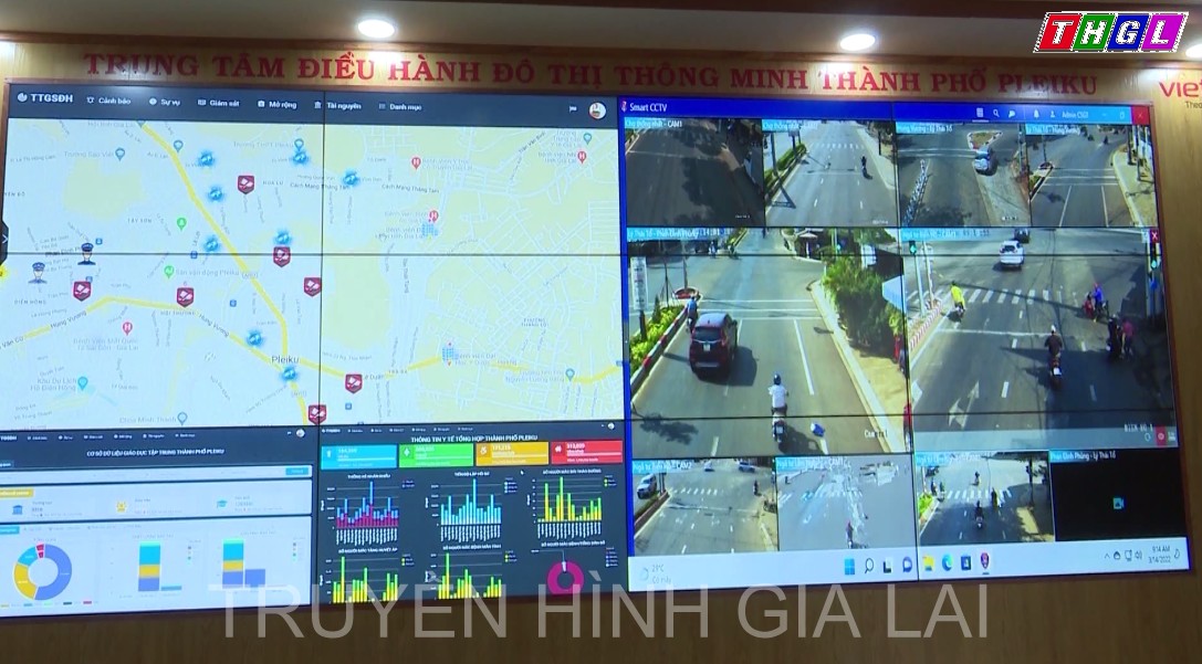 Trung tâm điều hành đô thị thông minh TP. Pleiku chính thức hoạt động