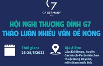 Hội nghị thượng đỉnh G7 thảo luận nhiều vấn đề nóng