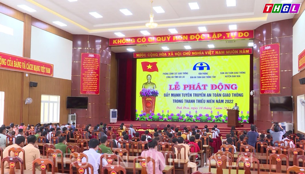 Lễ phát động Đẩy mạnh tuyên truyền an toàn giao thông trong thanh thiếu niên năm 2022