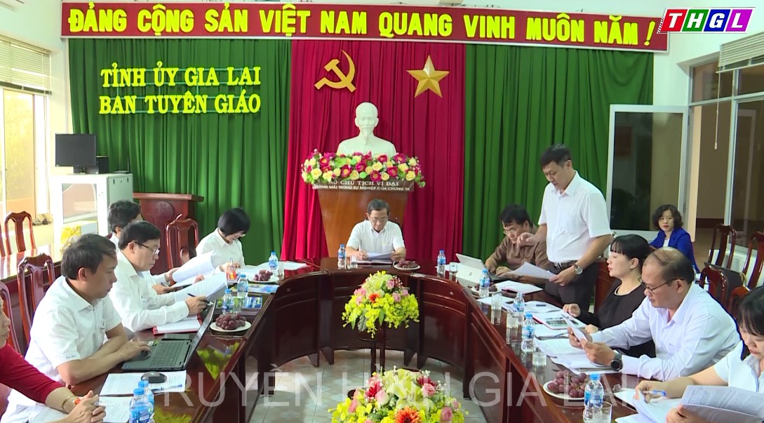 Đoàn công tác của Ban Tuyên giáo Trung ương làm việc với Ban Tuyên giáo Tỉnh ủy Gia Lai về công tác tuyên truyền miệng và hoạt động báo cáo viên